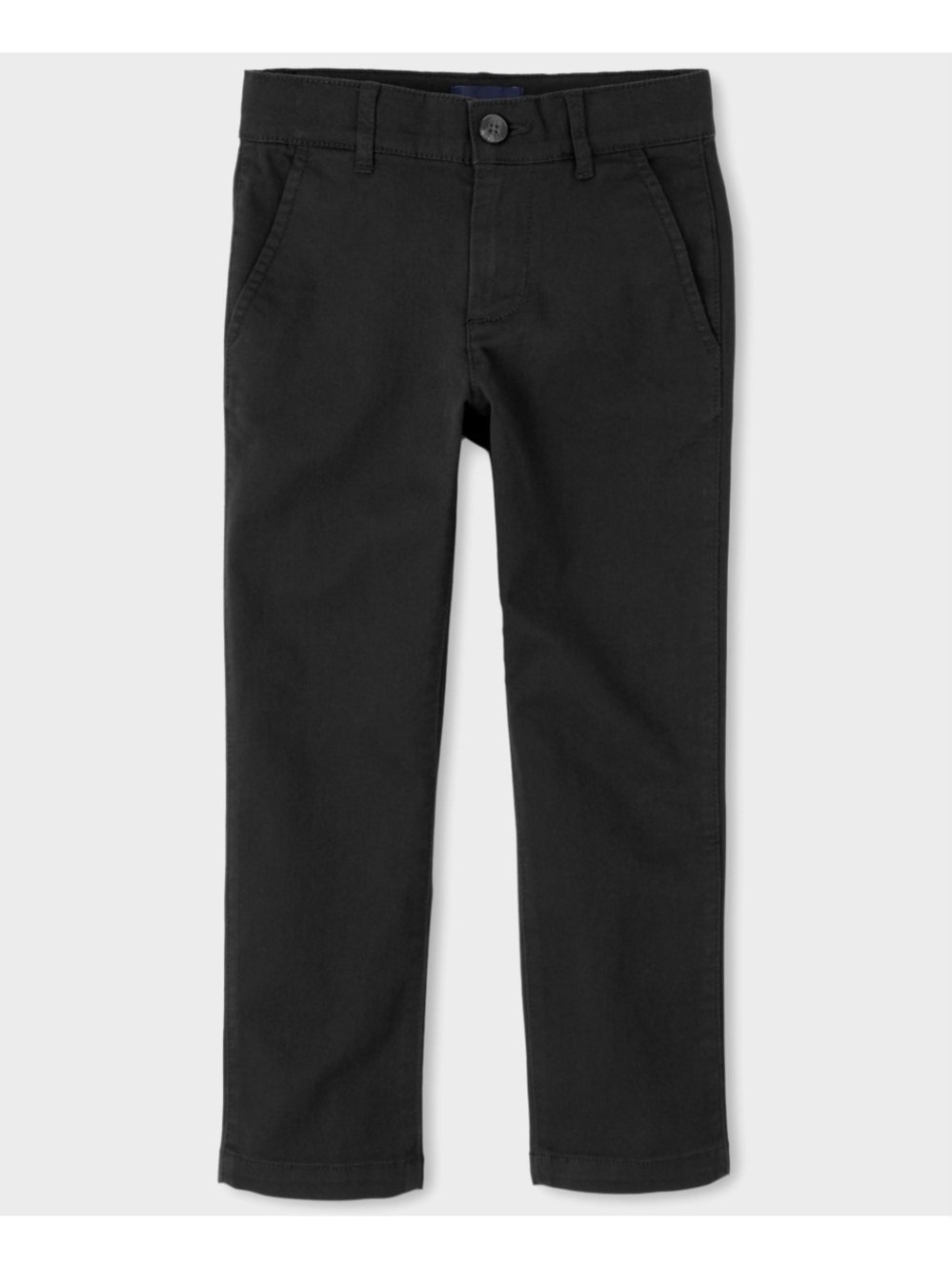 The Children's Place Black Kids Chino Uniform Pants Unisex / Boys size 16 NWT